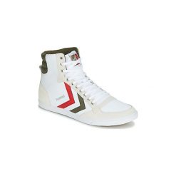 Buty Hummel SLIMMER STADIL HIGH. Białe trampki i tenisówki damskie Hummel, bez wzorów, bez zapięcia. Za 263,20 zł.