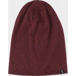 Czapka damska CAD703 - burgund melanż - Outhorn. Czerwone czapki damskie EVERHILL, na zimę, bez wzorów, z elastanu. Za 29,99 zł.