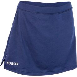 Spódniczka do hokeja na trawie FH500 damska. Niebieskie spódniczki damskie KOROK, l, bez wzorów, z elastanu. Za 64,99 zł.