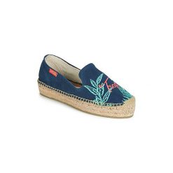 Espadryle Banana Moon VERAO. Niebieskie espadryle damskie Banana Moon, bez wzorów, bez obcasa. W wyprzedaży za 167,20 zł.