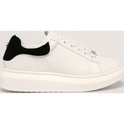 Steve Madden - Buty Giana. Białe buty sportowe damskie Steve Madden, bez wzorów, ze skóry, sportowe. Za 399,90 zł.