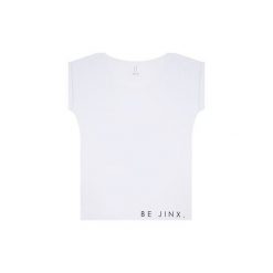 TSHIRT BE JINX WHITE. Czarne t-shirty damskie Jimmy jinx, s, z nadrukiem, bez kołnierzyka. Za 99,00 zł.