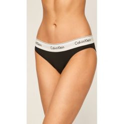 Calvin Klein Underwear - Figi. Czarne majtki damskie xl, z elastanu. W wyprzedaży za 69,90 zł.