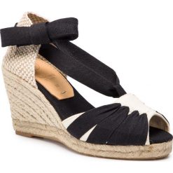 Espadryle GIOSEPPO - 49088 Marne. Czarne espadryle damskie Gioseppo, bez wzorów, z tworzywa sztucznego, bez obcasa, na obcasie. W wyprzedaży za 179,00 zł.