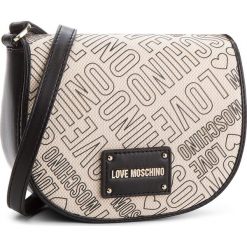 Torebka LOVE MOSCHINO - JC4043PP15LD100A Nero/Logo Nero. Brązowe listonoszki damskie marki Love Moschino, z materiału. W wyprzedaży za 369,00 zł.