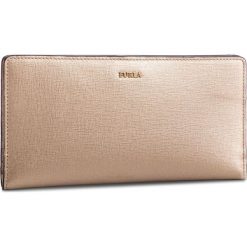 Duży Portfel Damski FURLA - Babylon 1000218 P PZ27 SFM Color Oro. Żółte portfele damskie marki Furla, ze skóry. Za 645,00 zł.