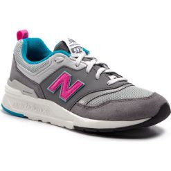 Sneakersy NEW BALANCE - GR997HAH Szary. Szare półbuty damskie New Balance, z zamszu. W wyprzedaży za 209,00 zł.