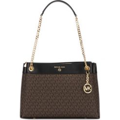 Michael Kors Susan Torebka Brązowy. Pomarańczowe torebki klasyczne damskie Michael Kors, bez wzorów, z materiału, bez dodatków. Za 1605,95 zł.