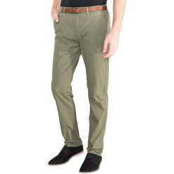 Scotch & Soda Stuart Spodnie Zielony. Zielone spodnie męskie w paski, z elastanu. Za 402,95 zł.