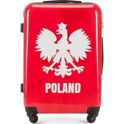 Walizka średnia 56-3A-242-WR. Czerwone walizki Wittchen, bez wzorów, z gumy. Za 419,90 zł.