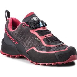 Buty DYNAFIT - Speed Mtn Gtx W GORE-TEX 64037 Asphalt/Crimson 0952. Czarne buty sportowe damskie marki Dynafit, bez wzorów, ze skóry, sportowe, do biegania, gore-tex. W wyprzedaży za 609,00 zł.