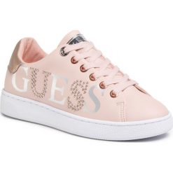 Sneakersy GUESS - Riderr FL5RID ELE12 BLUSH. Różowe półbuty damskie Guess, ze skóry ekologicznej. Za 419,00 zł.