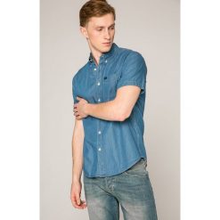 Lee - Koszula. Niebieskie koszule męskie marki Lee, m, z bawełny, casualowe, button down, z krótkim rękawem. W wyprzedaży za 129,90 zł.