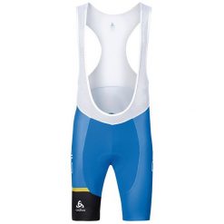 Spodenki i szorty męskie: Odlo Spodnie rowerowe męskie Tech. Tights Short Suspenders Kamikaze Niebieski r. S (421872S)