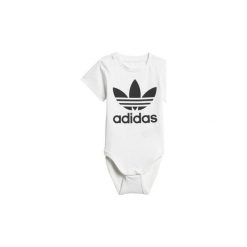 Kombinezony Dziecko adidas Strój jednoczęściowy Trefoil. Białe kombinezony dziewczęce marki Adidas. Za 89,95 zł.