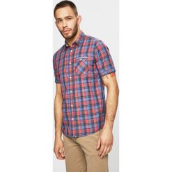 Tom Tailor Denim - Koszula. Koszule męskie TOM TAILOR DENIM, s, bez wzorów, z bawełny, klasyczne, z klasycznym kołnierzykiem, z krótkim rękawem. W wyprzedaży za 79,90 zł.