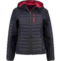 CMP WOMAN FIX HOOD HYBRID JACKET Kurtka hardshell antracite. Szare kurtki sportowe damskie CMP, z materiału. Za 389,00 zł.
