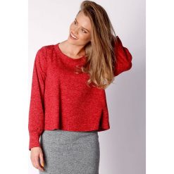 Bluzy damskie: Bluza w kolorze czerwonym