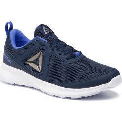 Buty Reebok - Quick Motion DV4800 Navy/Cobalt/White/Pewter. Niebieskie buty sportowe męskie Reebok, ze skóry ekologicznej, bez zapięcia, do biegania. Za 179,00 zł.