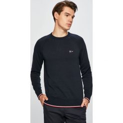 Tommy Hilfiger - Sweter. Szare swetry męskie TOMMY HILFIGER, xl, bez wzorów, z bawełny, z okrągłym kołnierzem, bez kaptura. W wyprzedaży za 479,90 zł.
