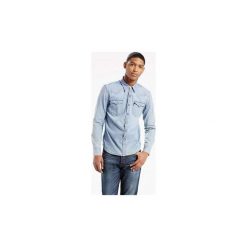Koszule z długim rękawem Levis 65816 WESTERN SHIRT. Niebieskie koszule męskie Levi's®, xl, bez wzorów, bez kołnierzyka, z długim rękawem. Za 281,12 zł.