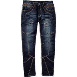 Jeansy męskie: Dżinsy Regular Fit Straight bonprix ciemnoniebieski „stone used”