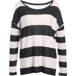Swetry klasyczne damskie: Juvia CREW STRIPE Sweter anthracite/rose