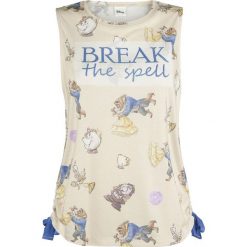 Piękna i Bestia Break The Spell Top damski wielokolorowy. Szare topy damskie Piękna i Bestia, xl, w paski, z okrągłym kołnierzem. Za 32,90 zł.
