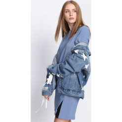 Niebieska Sukienka Love More. Niebieskie sukienki hiszpanki Born2be, m, mini. Za 59,99 zł.
