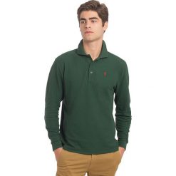 Koszulka polo w kolorze zielonym. Niebieskie koszulki polo męskie Polo Club Men, s, z haftami, z bawełny. W wyprzedaży za 171,95 zł.