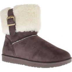 Buty zimowe damskie: Zimowe botki „Annie” w kolorze szarym