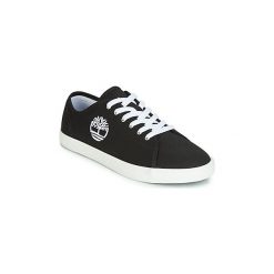 Buty Dziecko Timberland NEWPORT BAY CANVAS OX. Czarne trampki dziewczęce Timberland, bez wzorów, bez zapięcia. Za 175,20 zł.
