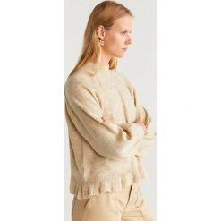 Mango - Sweter Mercucio. Szare swetry damskie Mango, s, bez wzorów, z poliesteru, bez rękawów, bez kaptura. Za 139,90 zł.