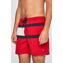 Tommy Hilfiger - Kąpielówki. Czarne kąpielówki męskie TOMMY HILFIGER, s, bez wzorów, z poliesteru. Za 329,90 zł.