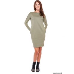 LATORI - Sukienka Damska Tuba LM24/2. Szare sukienki balowe Pakamera, z dzianiny, mini. Za 119,00 zł.