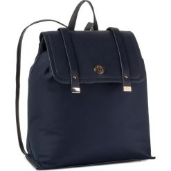 Plecak TOMMY HILFIGER - Th Elegant Backpack AW0AW07300 CJM. Niebieskie plecaki damskie TOMMY HILFIGER, bez wzorów, ze skóry ekologicznej, klasyczne. W wyprzedaży za 379,00 zł.