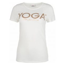 Deha Koszulka Damska T-Shirt b84670 Snow (Rozmiar L). Białe bluzki damskie marki Deha, l. W wyprzedaży za 129,00 zł.