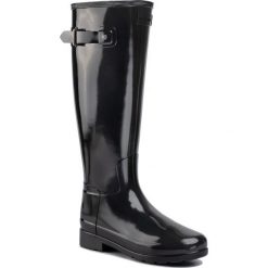 Kalosze HUNTER - Org Refined Wide Fit Bt WFT2004RGL Black. Czarne kalosze damskie Hunter, bez wzorów, z tworzywa sztucznego. W wyprzedaży za 389,00 zł.