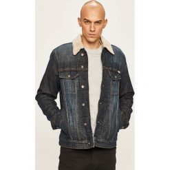 Mustang - Kurtka jeansowa. Niebieskie płaszcze męskie Mustang, s, bez wzorów, z elastanu, krótkie, bez kaptura. W wyprzedaży za 269,90 zł.