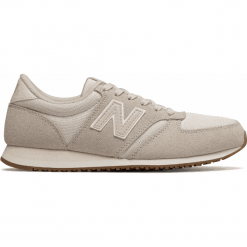 New Balance WL420BIR. Szare buty sportowe damskie New Balance, bez wzorów, ze skóry, klasyczne. Za 279,99 zł.