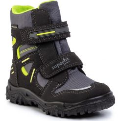 Śniegowce SUPERFIT - GORE-TEX 8-09080-03 M Schwarz/Grün. Szare śniegowce chłopięce Superfit, bez zapięcia, gore-tex. W wyprzedaży za 229,00 zł.