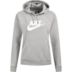 Bluza NIKE Essential Hoodie BV4126. Szare bluzy damskie Nike, s, bez wzorów, z bawełny, bez rękawów, bez kaptura. Za 209,00 zł.