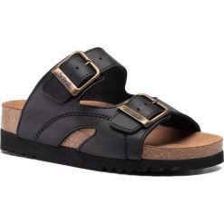 Klapki SCHOLL - Moldava Wedge Ad F23008 1004 350 Black. Czarne klapki damskie Scholl, bez wzorów, ze skóry, bez obcasa. W wyprzedaży za 209,00 zł.
