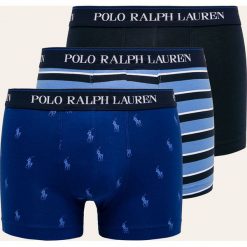 Polo Ralph Lauren - Bokserki (3 pack). Niebieskie bokserki męskie z elastanu. W wyprzedaży za 159,90 zł.
