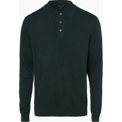 Andrew James - Sweter męski z dodatkiem kaszmiru, zielony. Zielone swetry męskie marki Andrew James, m, bez wzorów, z wełny, bez kołnierzyka, bez kaptura. Za 249,95 zł.