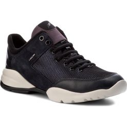 Półbuty GEOX - D Sfinge A D642NA 0DV21 C4021 Navy. Niebieskie półbuty damskie Geox, bez wzorów, z zamszu, bez obcasa, na płaskiej podeszwie, na zamek. W wyprzedaży za 269,00 zł.