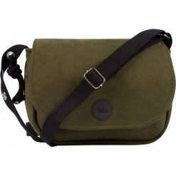 Torebka listonoszka z eko-zamszu, kolor khaki. Brązowe listonoszki damskie me&BAGS, bez wzorów, klasyczne, przez ramię, bez dodatków. Za 219,00 zł.