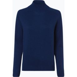 Marie Lund - Damski sweter z wełny merino, niebieski. Niebieskie swetry klasyczne damskie Marie Lund, l, z dzianiny. Za 249,95 zł.