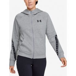 Under Armour Wordmark Bluza Szary. Szare bluzy damskie Under Armour, xs, bez wzorów, z bawełny, bez rękawów, bez kaptura. Za 326,95 zł.