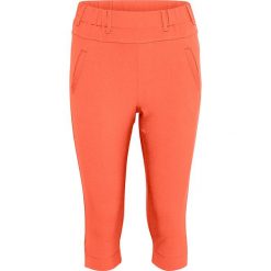 Spodnie capri "Sofie" w kolorze pomarańczowym. Pomarańczowe spodnie damskie Kaffe, w paski. W wyprzedaży za 67,95 zł.
